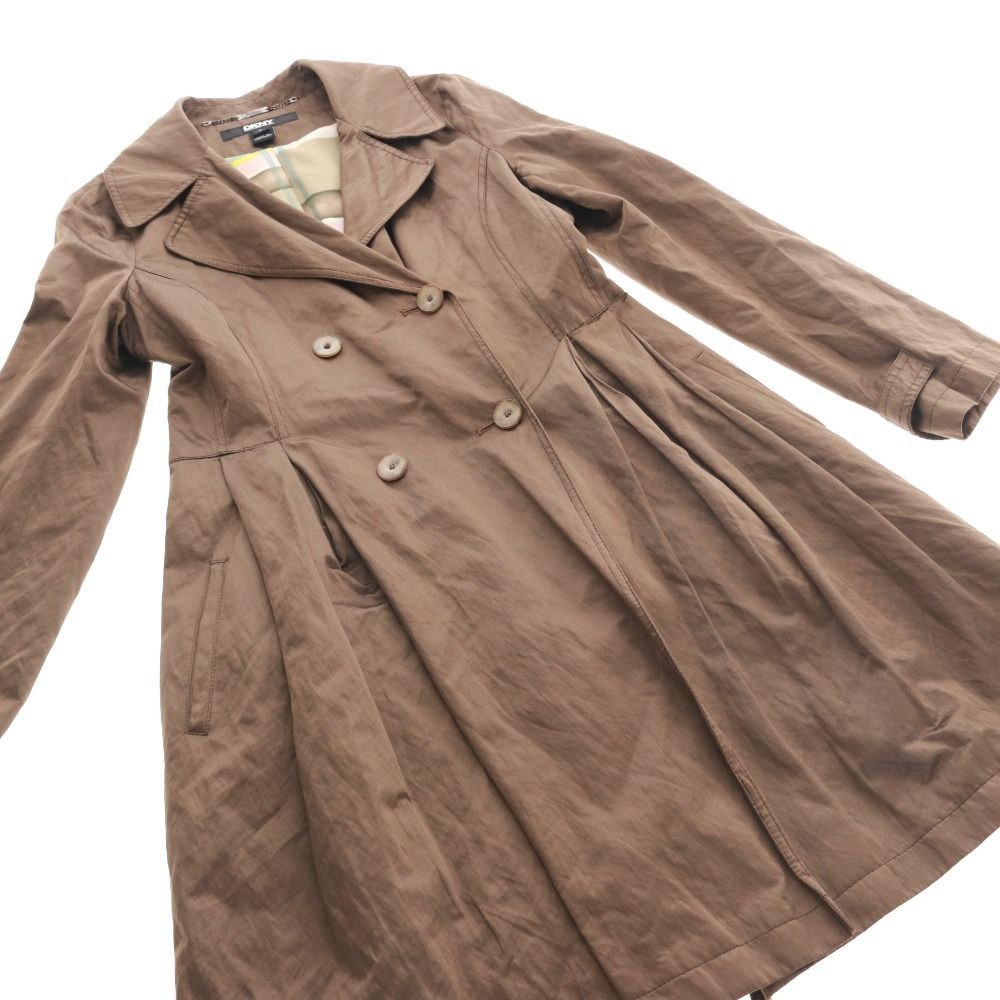 □ ダナキャランニューヨーク DKNY トレンチコート 長袖 アウター 光沢