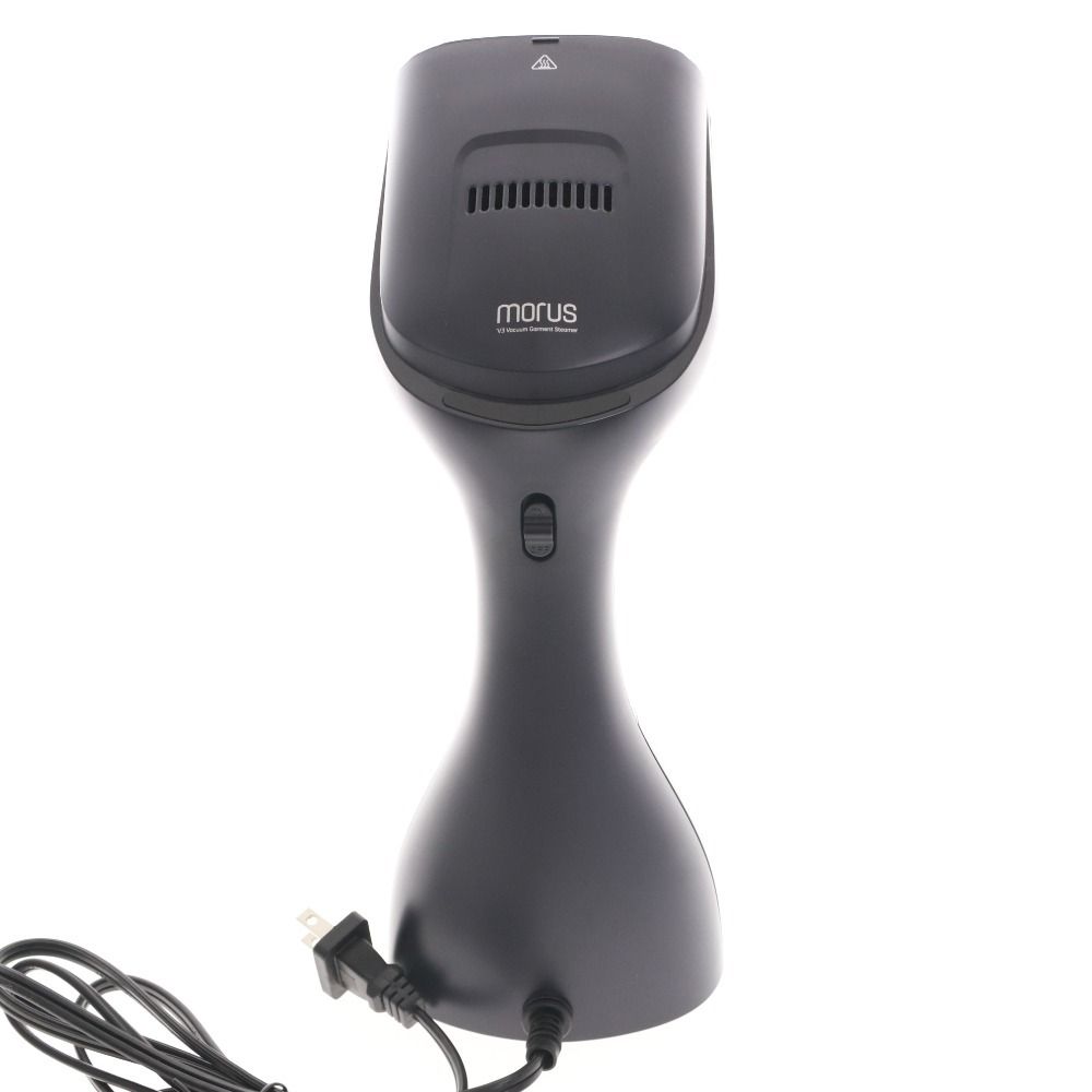 morus 吸着式衣類スチーマー V 3 真空吸着式スチームアイロン 香り付け機能 時短ケア 通電 済み 交換パーツ付き
