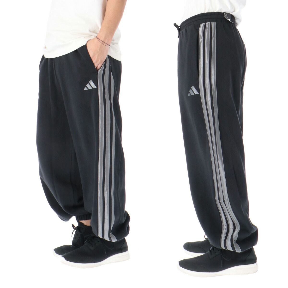 アディダス エッセンシャル ホリデー スウェット 上下 セットアップ