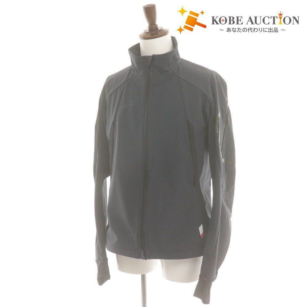 クシタニ ミッドジャケット K 1966 長袖 アウター ポリエステル ファスナー ロゴ バイクウエア メンズ XL ネイビー