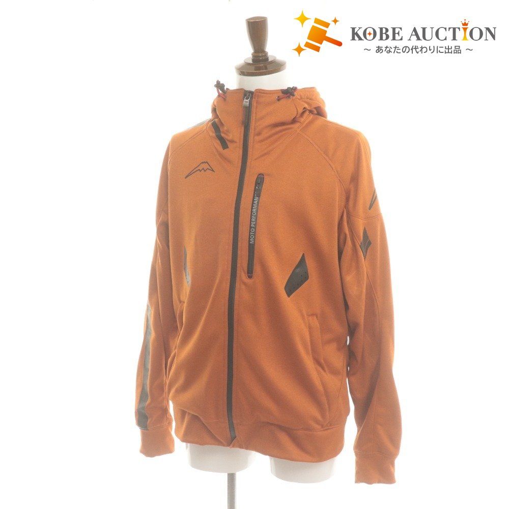 クシタニ ベクトルジャケット K 2371 長袖 アウター ポリエステル フード パーカー ファスナー メンズ XL オレンジ