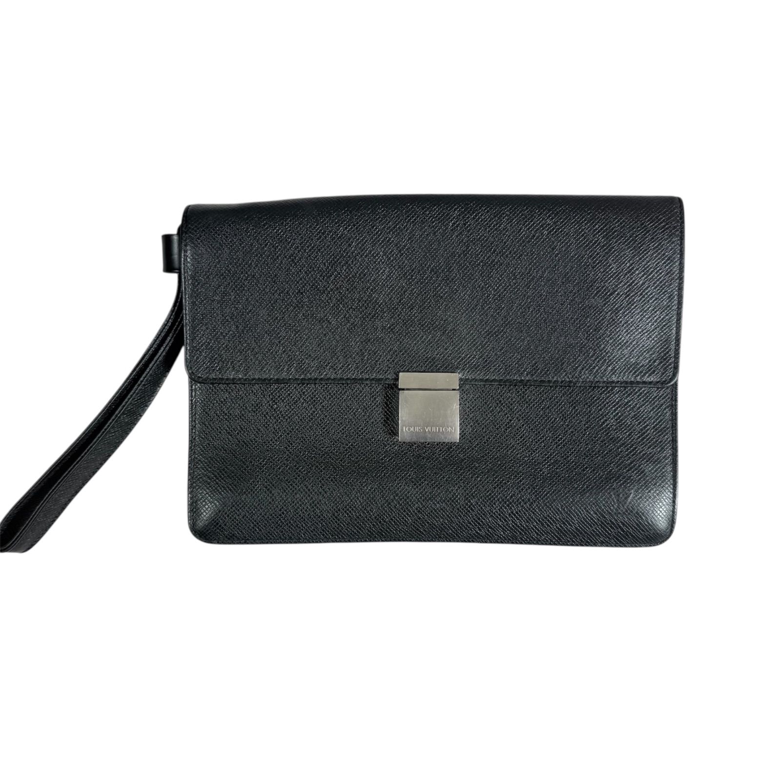 Louis Vuitton ルイヴィトン クラッチバッグ タイガ セレンガ ブラック