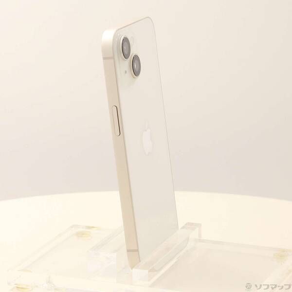 iPhone14 128GB スターライト 中古品 中古品〕 iPhone14 128GB スターライト MPUQ3J／A SIMフリー【368