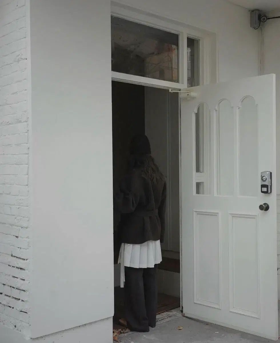 mare ショールカラーワンピース