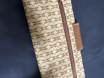 Fossil フォッシル カードケース レディース マディソン プリント タブ クラッチ ブラウン FO 304