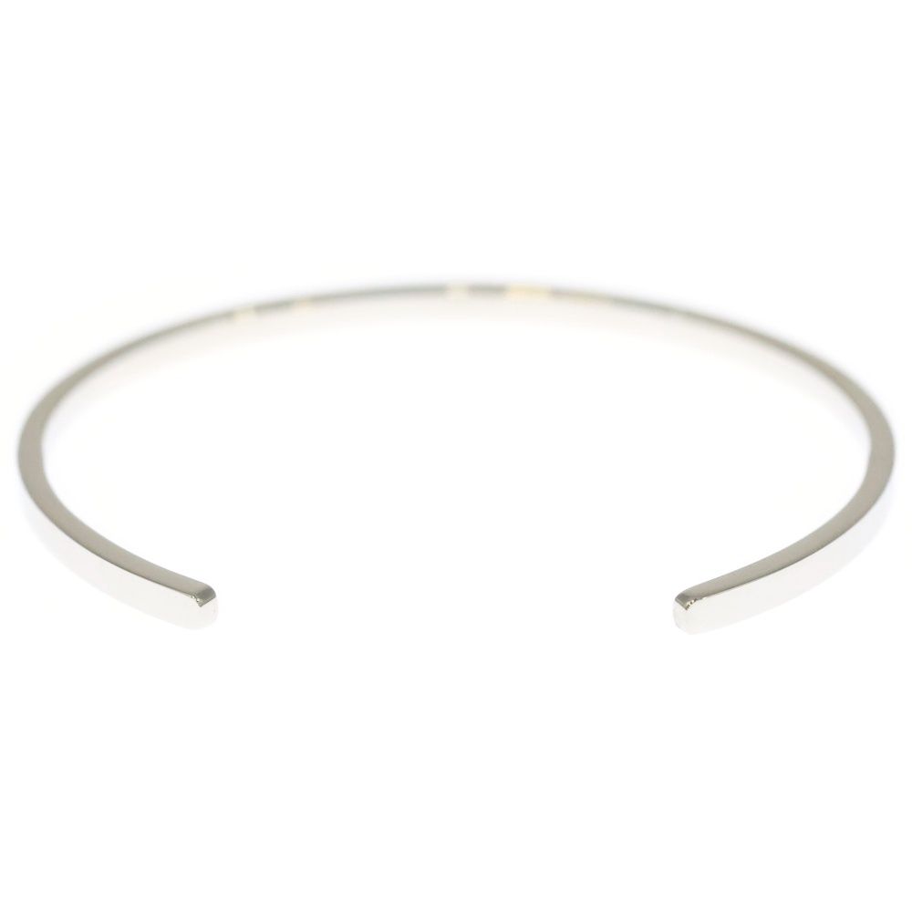 MM 6 Maison Margiela エムエムシックスメゾンマルジェラ Numeric ミニマルシグネチャー カフブレスレット バングル シルバー