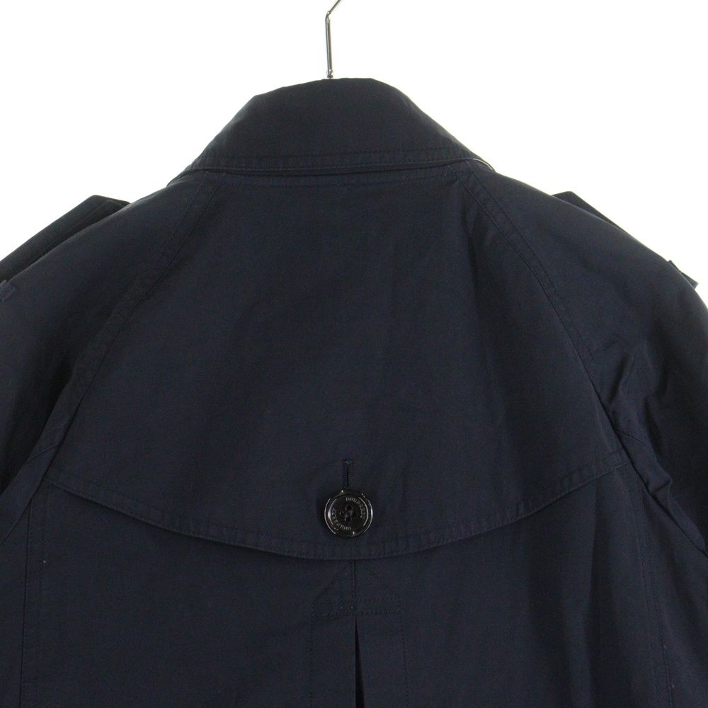 BURBERRY (バーバリー) 裏地ノバチェック柄 コットン ダブルブレスト