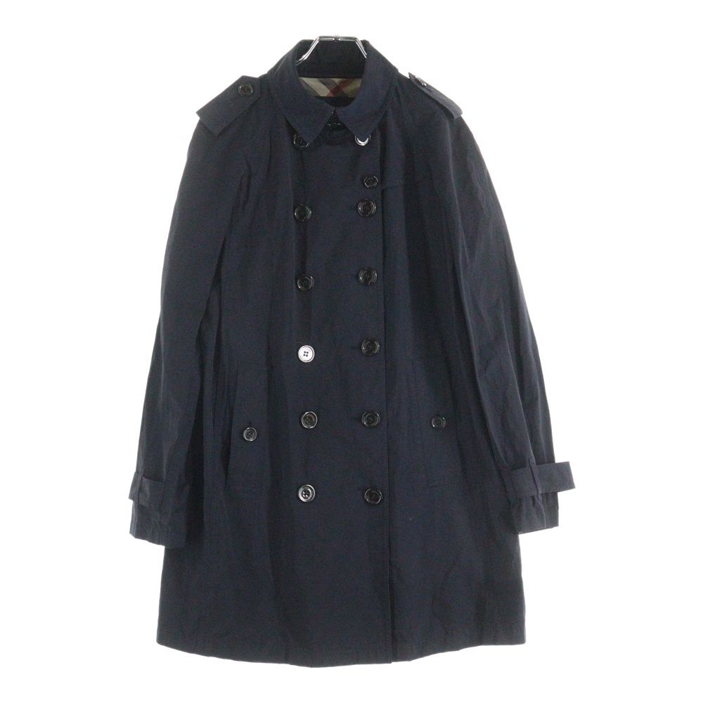 【美品✨】 バーバリー ロング トレンチコート 裏地ノバチェック ラグラン BURBERRY (バーバリー) 裏地ノバチェック柄 コットン ダブルブレスト