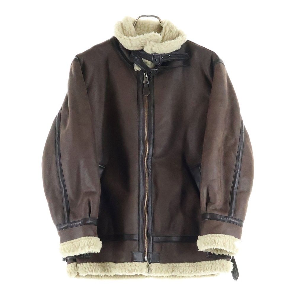 ALPHA アルファ インダストリーズ B MING by BEAMS BEAMS別注 3 フェイクレザー ボアフリース フライトジャケット ブラウン TA 7068 8068