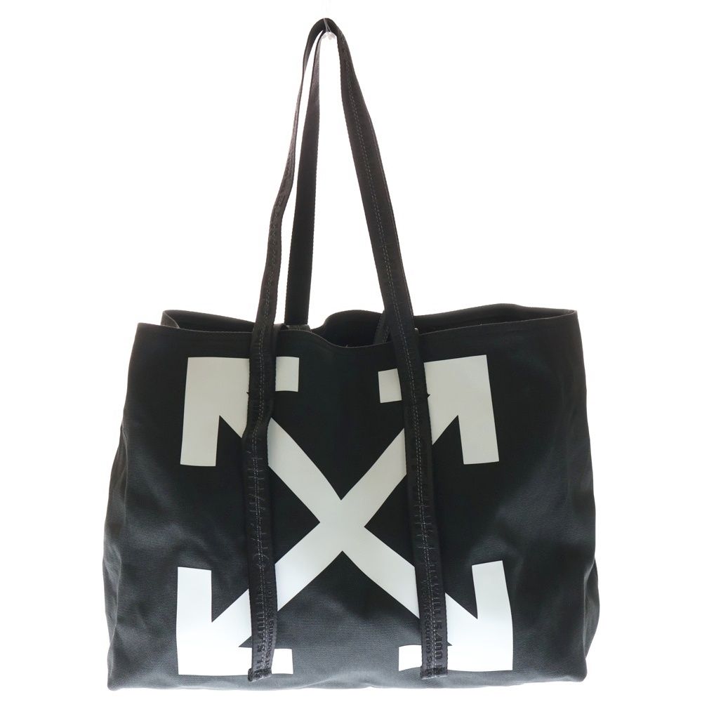 OFF-WHITE (オフホワイト) アロープリント トートバッグ ブラック