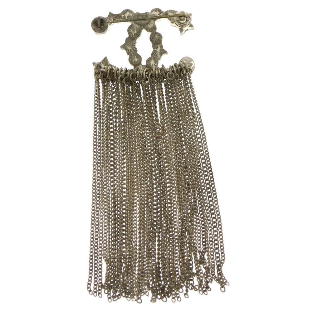 CHANEL シャネル ココマーク フェイクパール スターブローチ ゴールド GP A 17 B