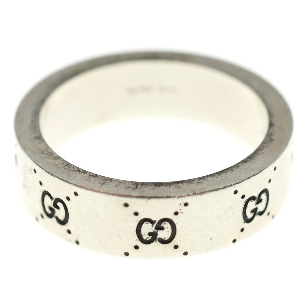 GUCCI (グッチ) ×アディダス GG LOGO GGロゴ リング 指輪 シルバー