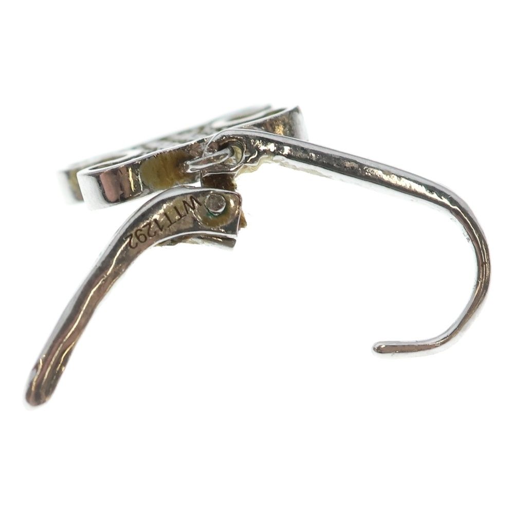 CELINE (セリーヌ) トリオンフ ラインストーン ピアス シルバー - メルカリ