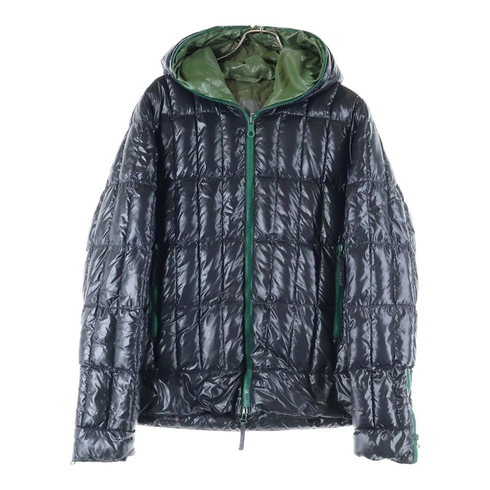 DUVETICA デュベティカ フーデッド ジップアップ ダウンジャケット ブラック グリーン