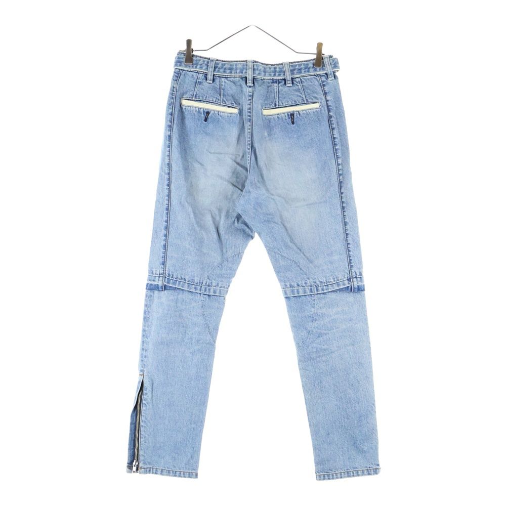 【新品未使用】sacai クラシック ワイド デニム パンツ サイズ2 Sacai (サカイ) 19SS LAYERED DENIM PANT レイヤード デニムパンツ