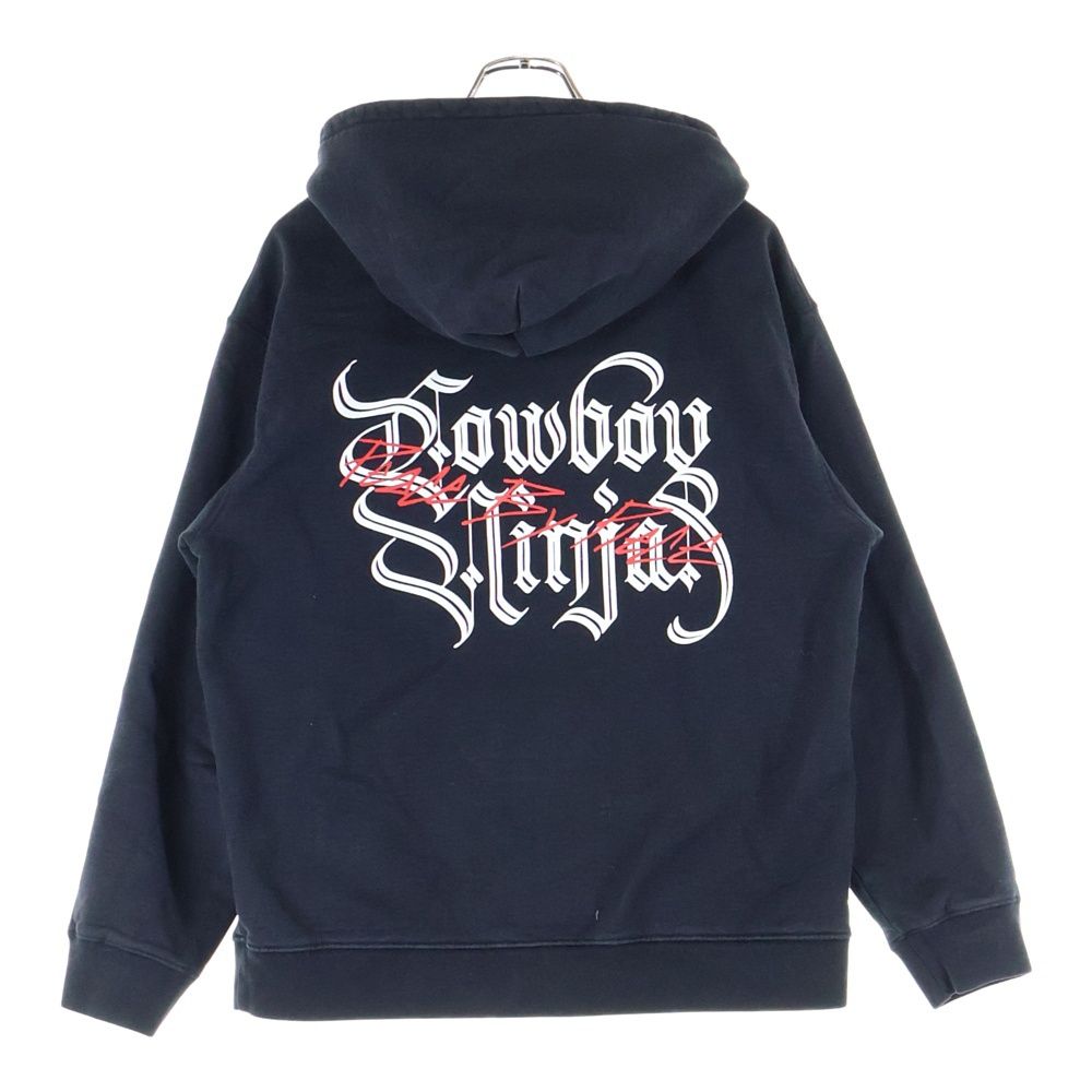 Yohji Yamamoto ヨウジヤマモト VESSEL プリントデザイン プルオーバーパーカー フーディー ブラック HE T 63 075