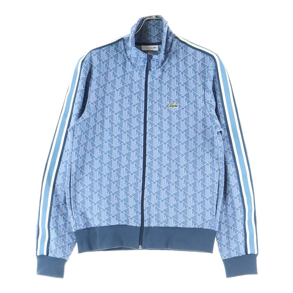 LACOSTE ラコステ Monogram Jacquard Track Jacket モノグラムジャガード トラックジャケット ブルー SH 1368
