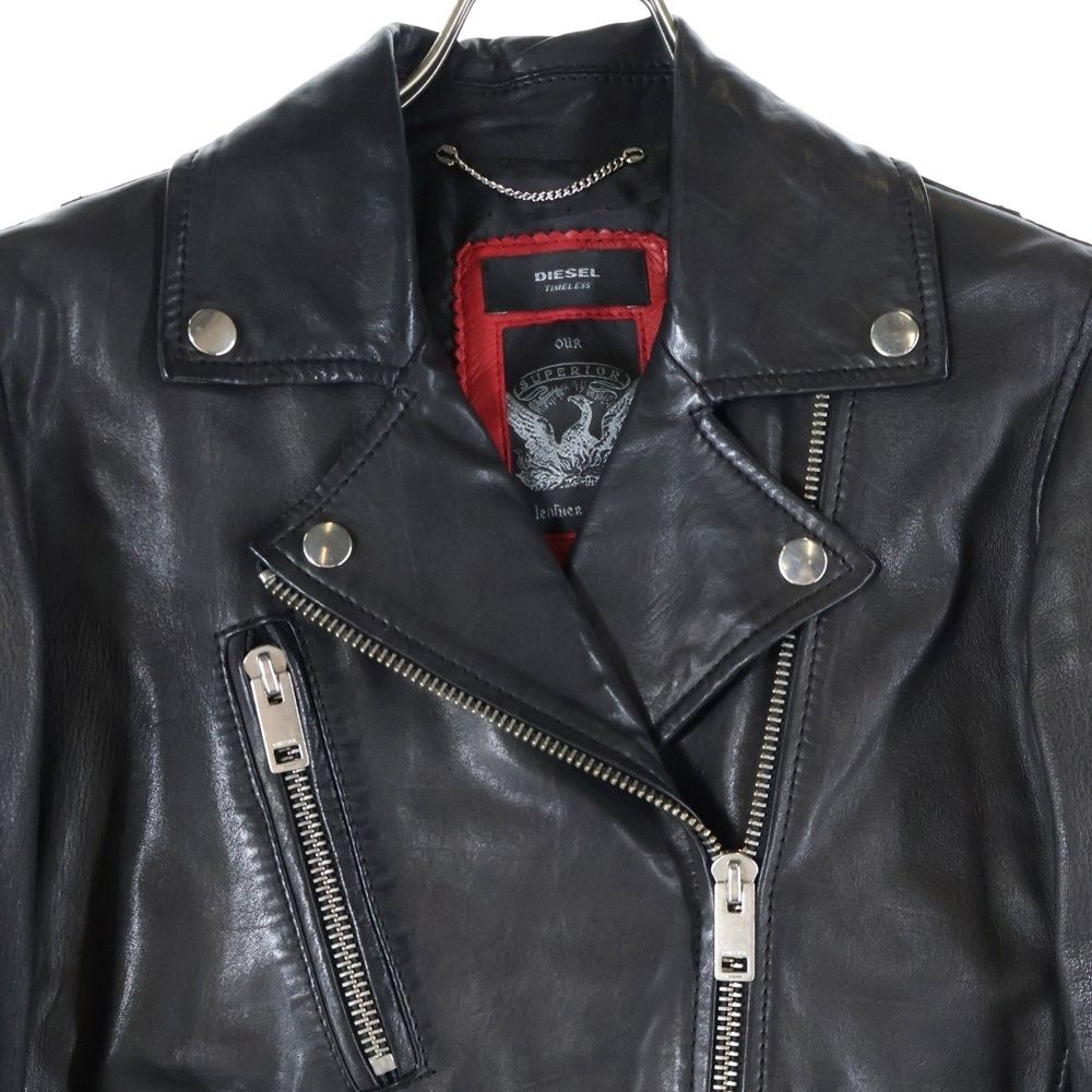 DIESEL TIMELESS ディーゼルライダース ジャケット ラムレザー DIESEL】ディーゼル TIMELESS SUPERIOR LAMB LEATHER DOUBLE RIDERS