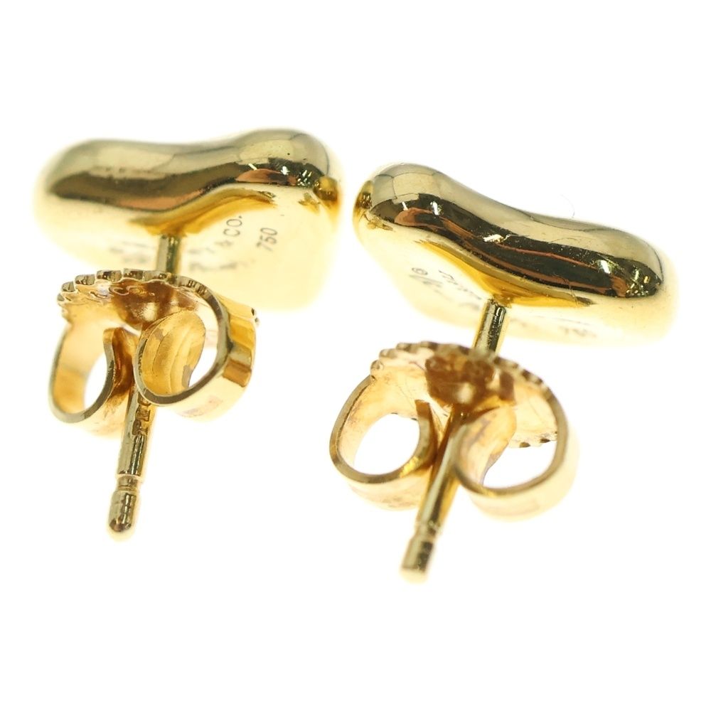 TIFFANY Co ティファニー フルハート ピアス イエローゴールド K 18 YG 両耳