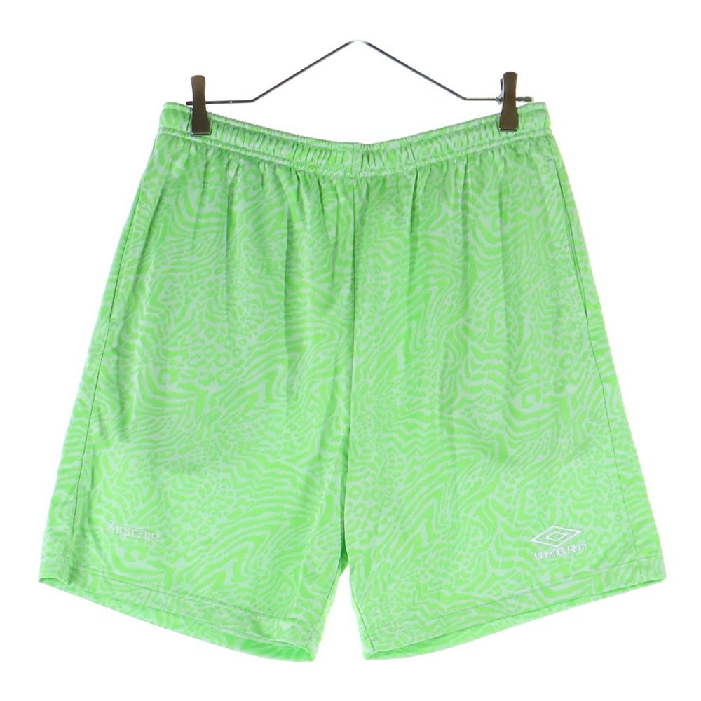 SUPREME シュプリーム UMBRO 23 SS Jacquard Animal Print Soccer Short ジャカード アニマル プリント サッカー ハーフパンツ ショーツ グリーン