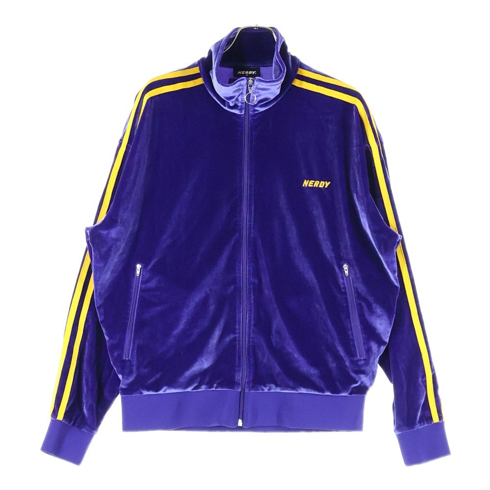 NERDY (ノルディ) NERDY ノルディ ロゴエンブロイダリー ベロア サイド