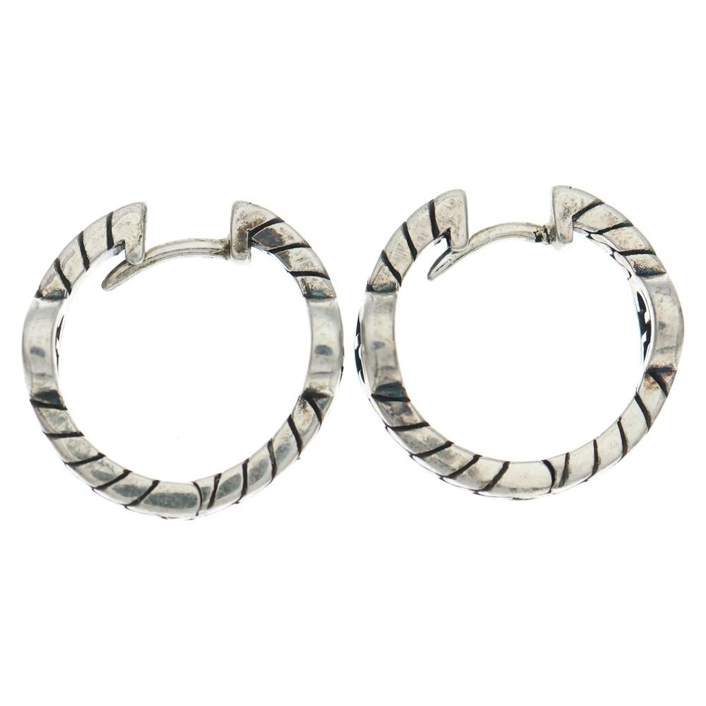 GUCCI グッチ インターロッキングG フープピアス シルバー Ag 925 5 7 g