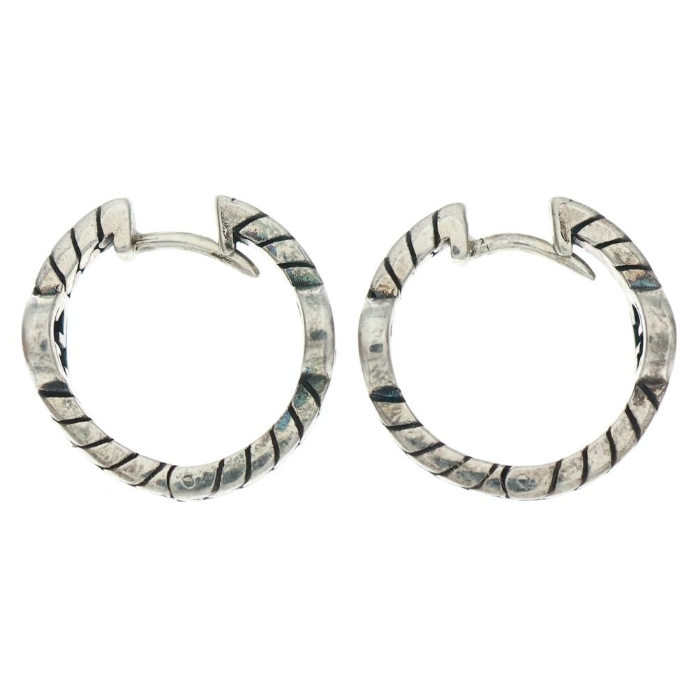 GUCCI (グッチ) インターロッキングG フープピアス シルバー Ag925 5.7