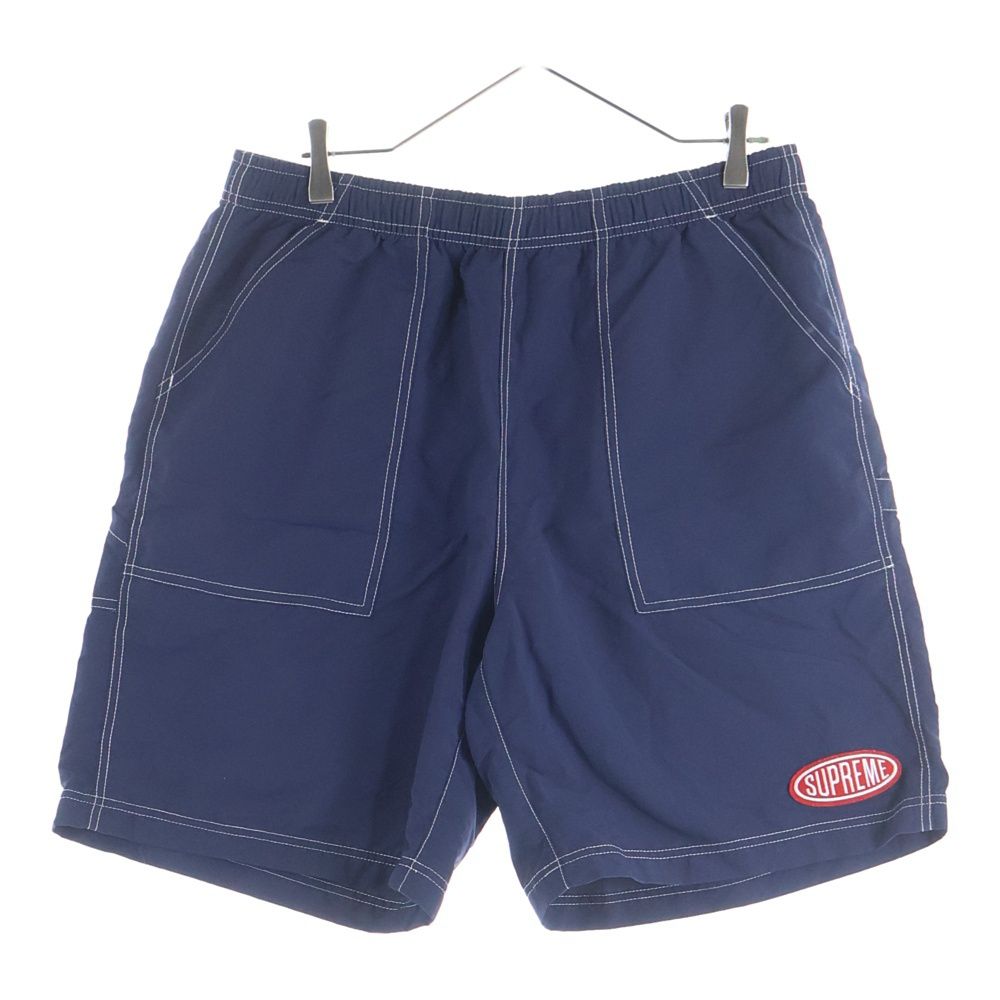 Supreme シュプリーム パンツ サイズ:M / 24SS ロゴ刺繍 3トーン ナイロン ショーツ (Curve Nylon Short) / ブラウン / ボトムス ショートパンツ ズボン【メンズ】【中古】【美品】【K4480】 SUPREME (シュプリーム) 24SS Nylon Painter Short ロゴパッチ