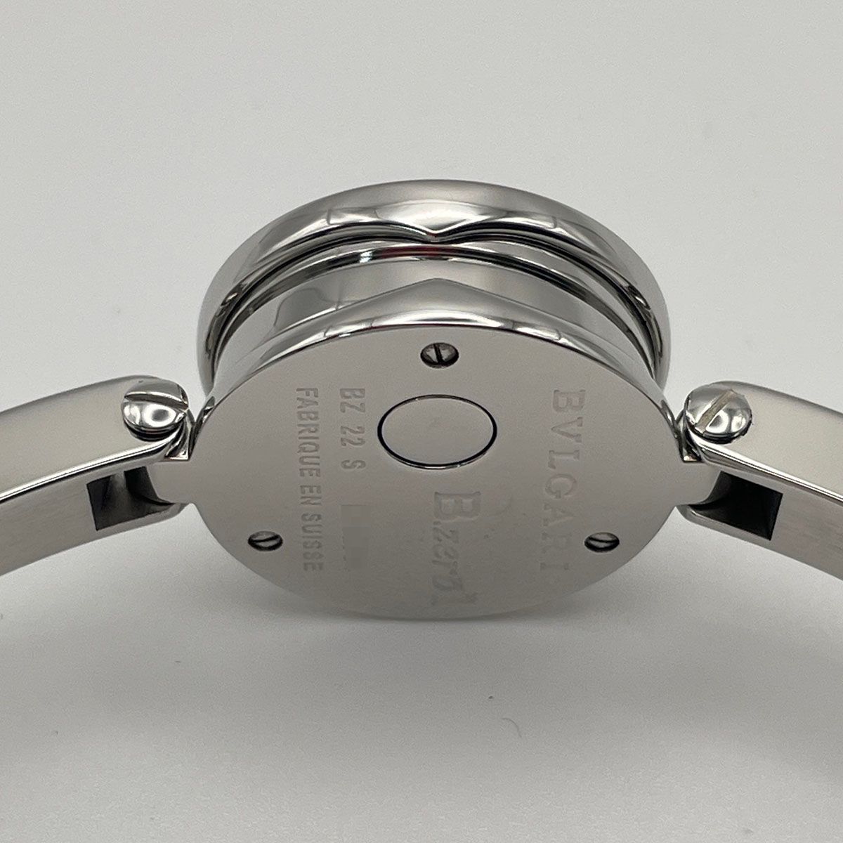 BVLGARI ブルガリ B-ZERO1 バングルウォッチ ダイヤベゼル ホワイト