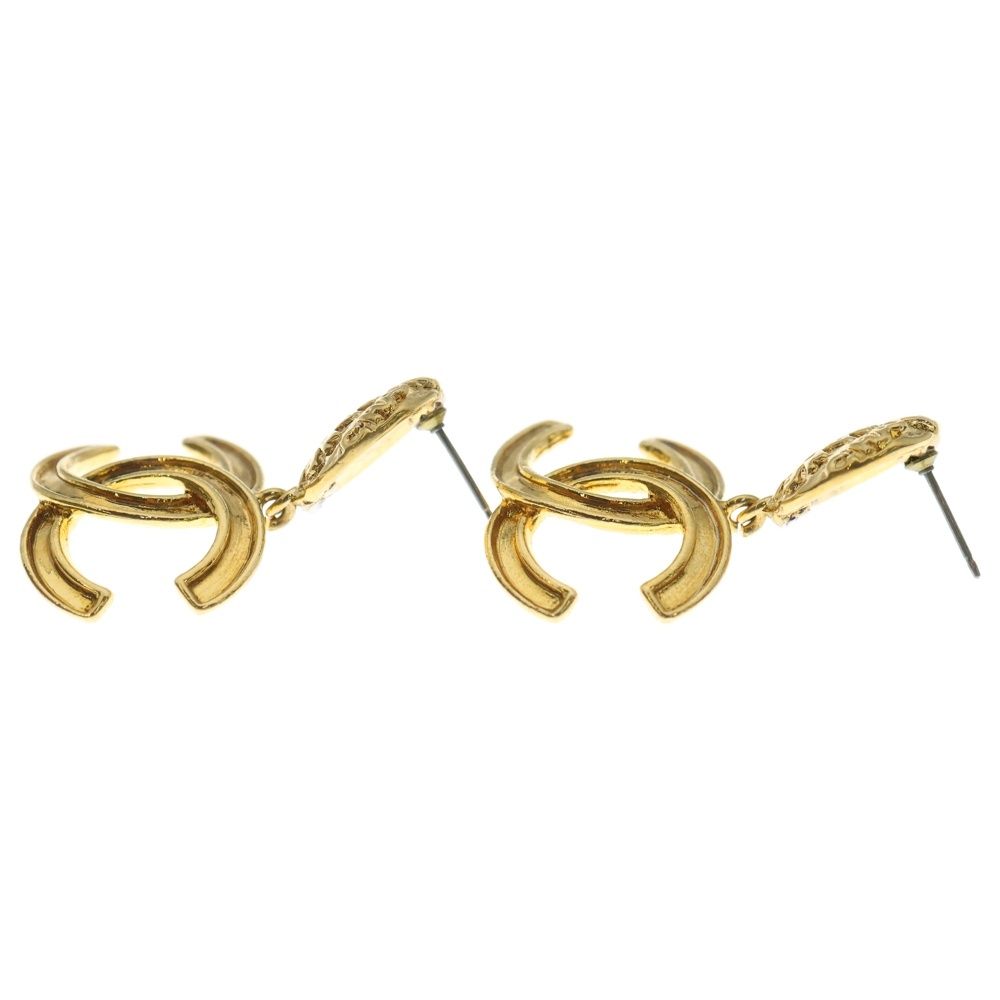 CHANEL (シャネル) ヴィンテージ ココマーク ピアス ゴールド - メルカリ