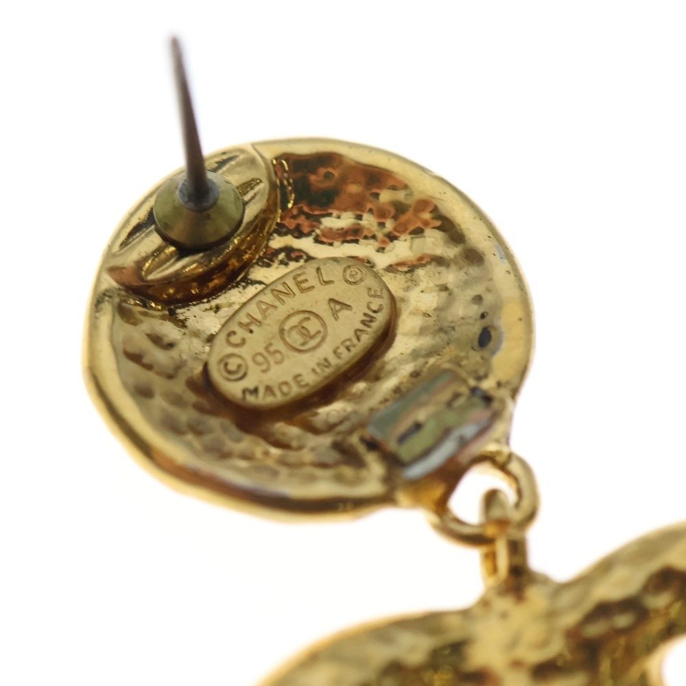 CHANEL (シャネル) ヴィンテージ ココマーク ピアス ゴールド - メルカリ