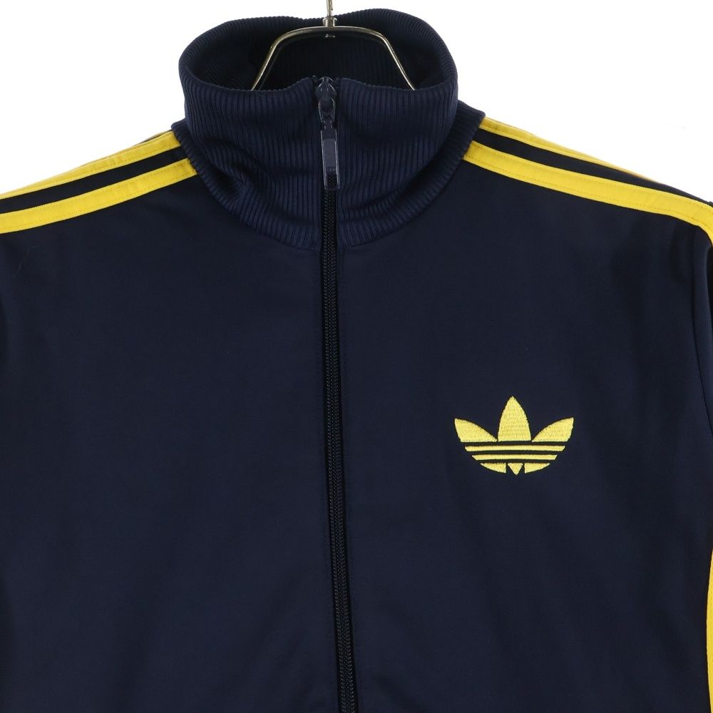 adidas (アディダス) ジップアップ トラックジャケット ネイビー