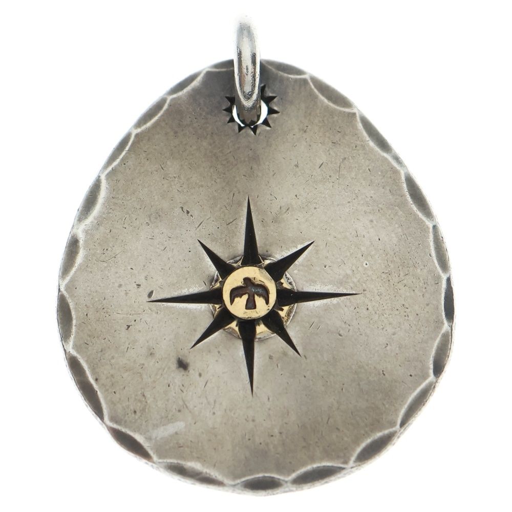 goro's (ゴローズ) たたきメタル大 ペンダントトップ シルバー