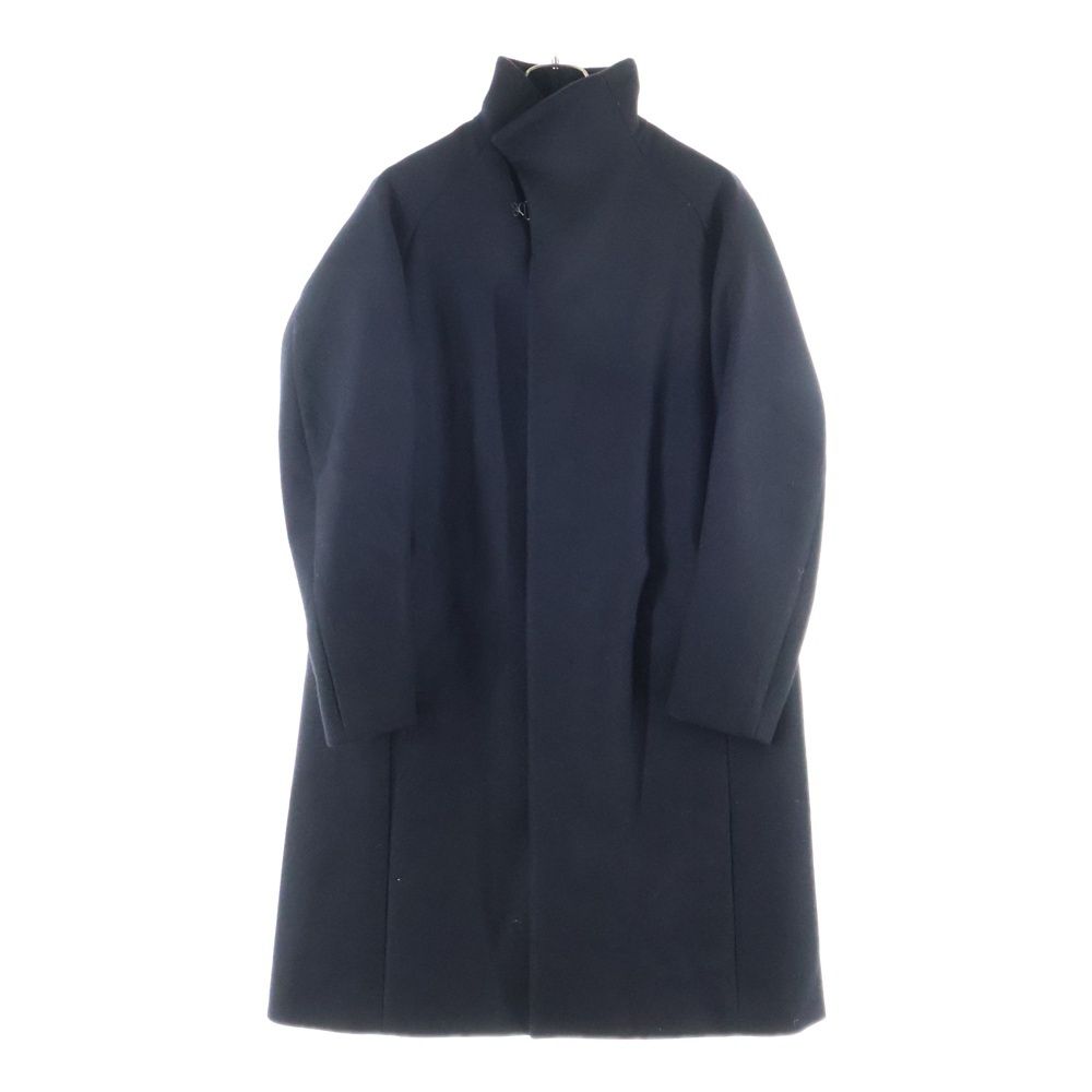 KUMAGAI カズユキクマガイ アタッチメント カシミヤ混平二重メルトン スタンドカラーコート アウター KC 83 106 ブラック