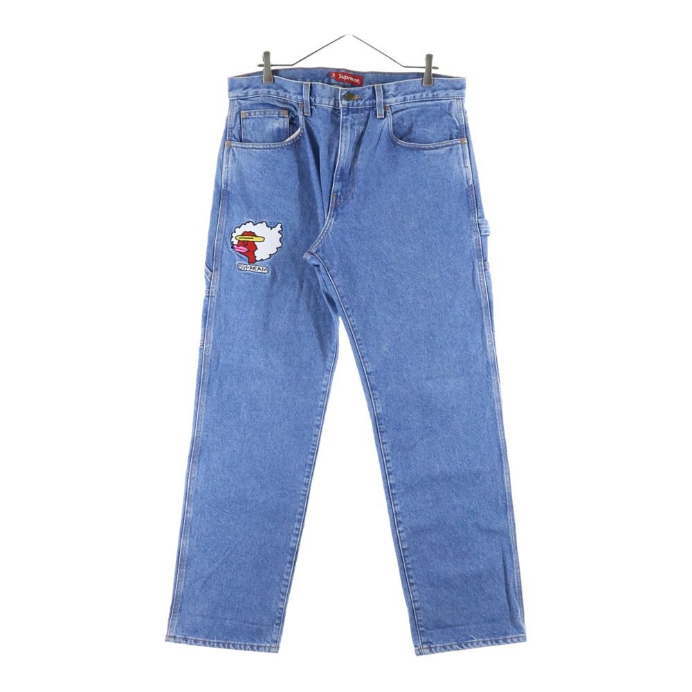 SUPREME (シュプリーム) 17AW Gonz Ramm Washed Denim Painter Pant