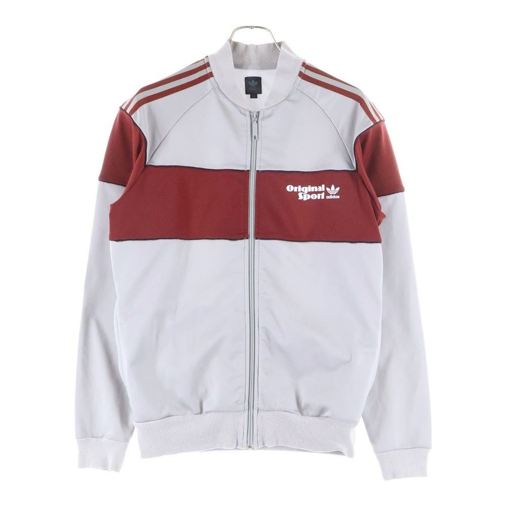 adidas (アディダス) zジップアップ トラック ジャケット グレー