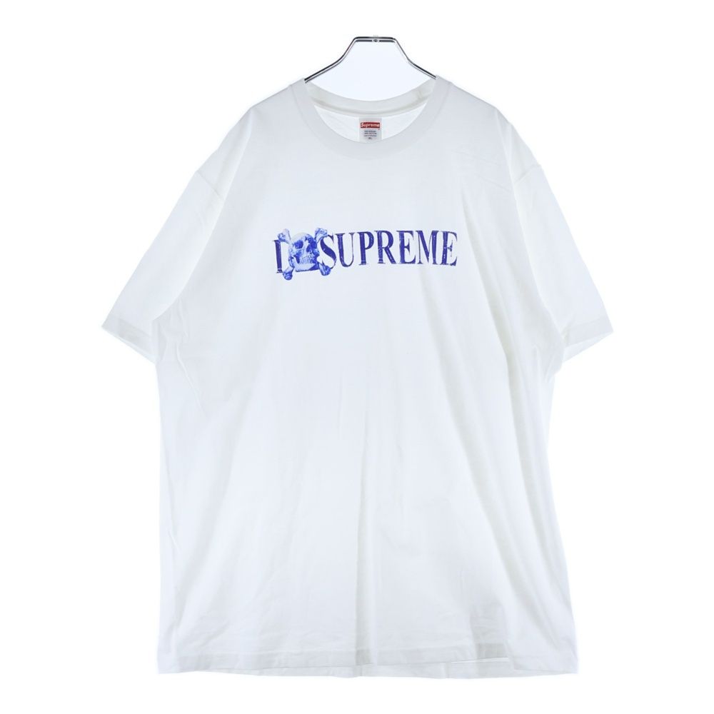 SUPREME (シュプリーム) 25AW Skull Tee スカル フロントロゴプリントT