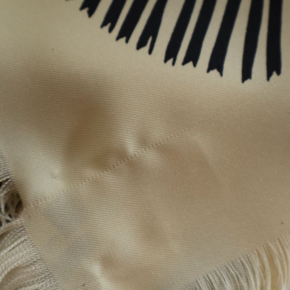 HERMES (エルメス) カレ80 サーベル飾袋 フリンジ シルクスカーフ