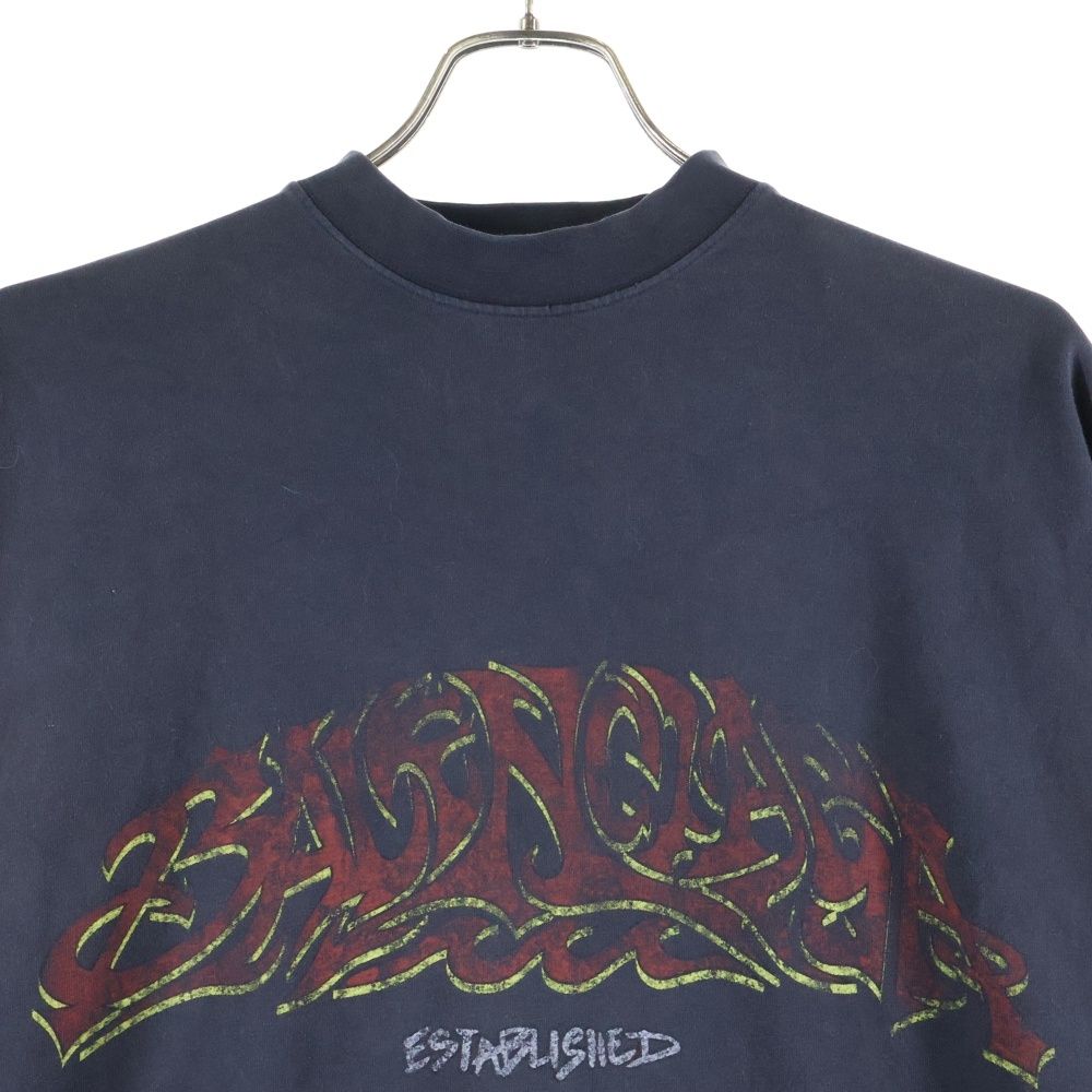 BALENCIAGA (バレンシアガ) 23SS クラッシュダスト加工 ワッペンT