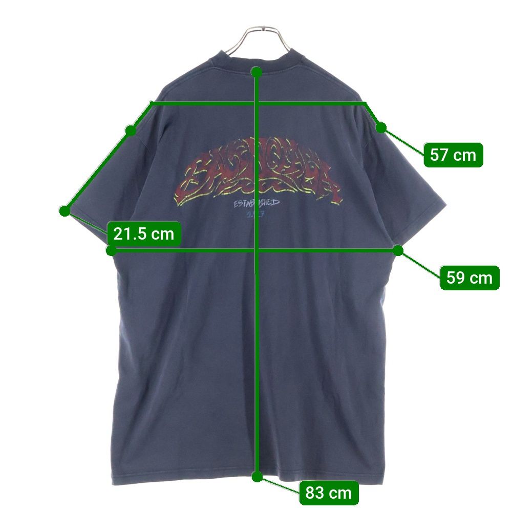 BALENCIAGA (バレンシアガ) 23SS クラッシュダスト加工 ワッペンT