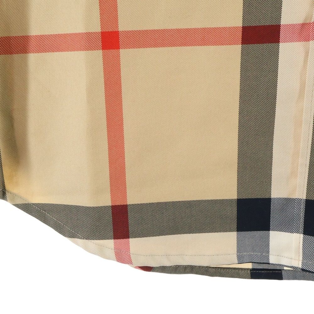 長袖チェックシャツ