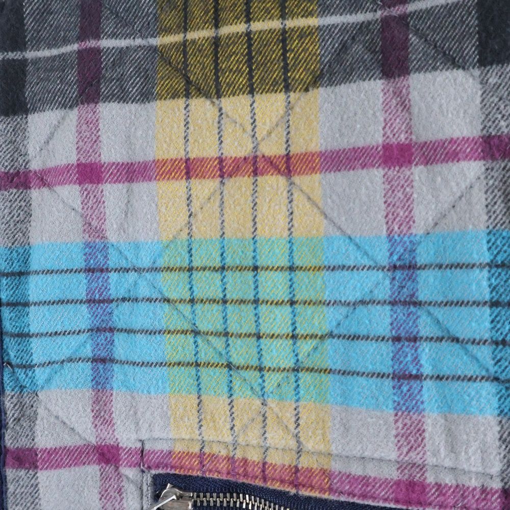 SUPREME (シュプリーム) 24AW Quilted Flannel Zip Up Shirt