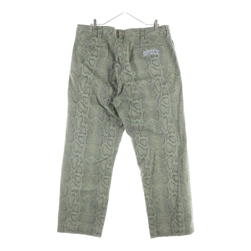 SUPREME (シュプリーム) 24SS Snake Print Chino Pant スネーク