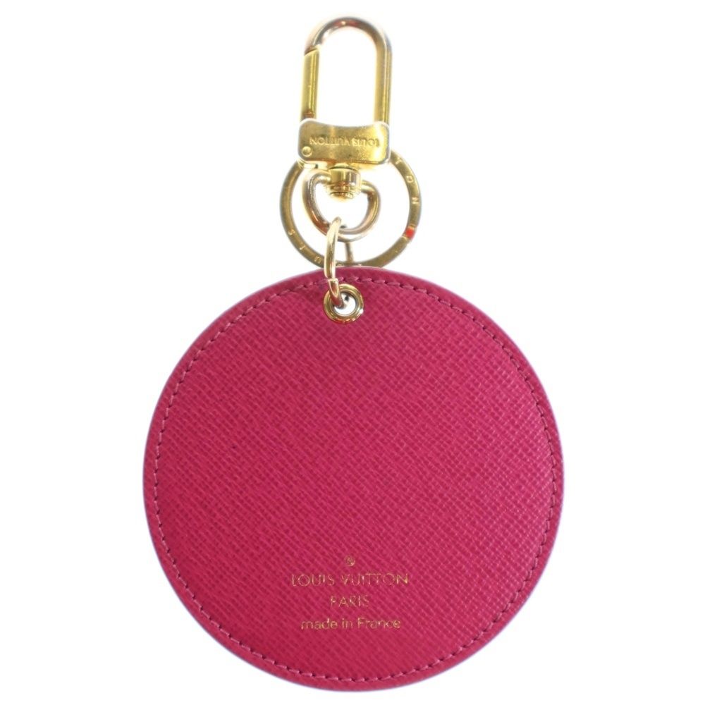 LOUIS VUITTON ルイヴィトン モノグラム ポルトクレ クリスマ スキーベア キーホルダー バッグチャーム ブラウン PVC M 63756 ゴールド金具