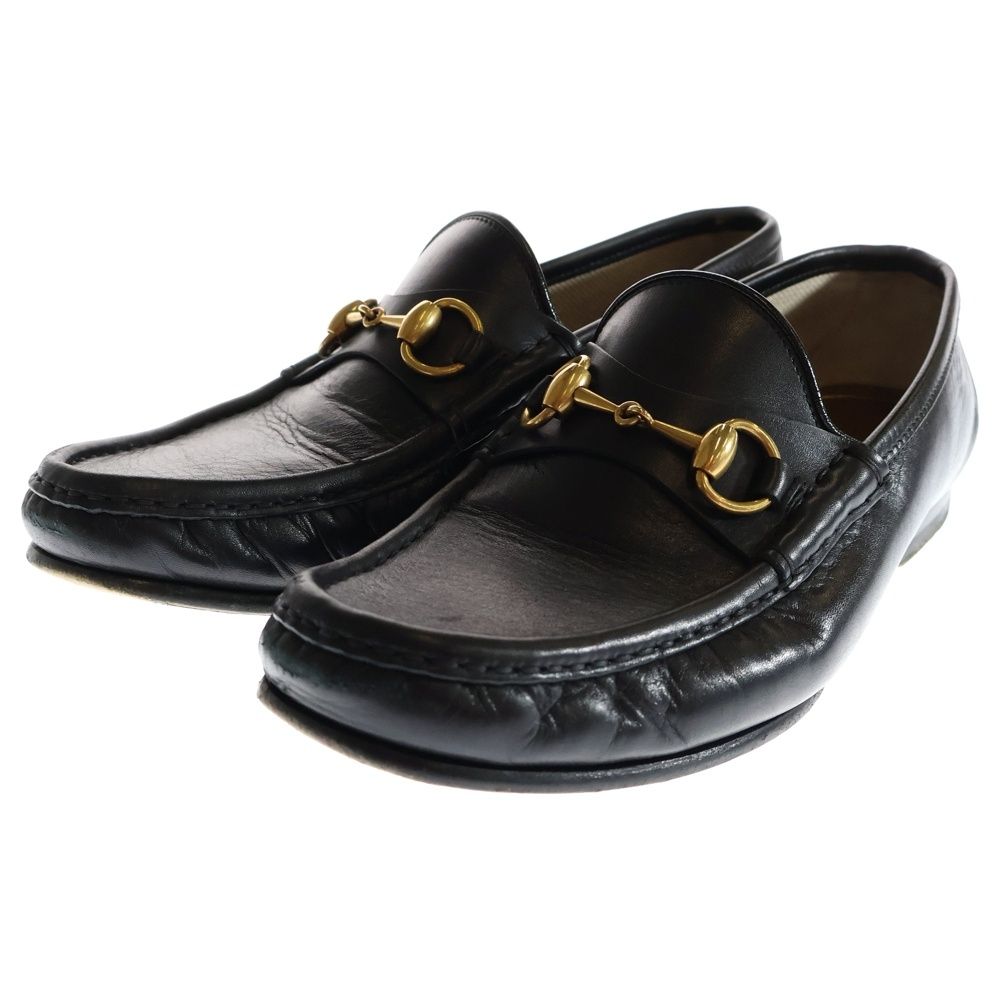 GUCCI グッチ 1953 ホースビット レザーローファー レザーシューズ ブラック 6 1 2