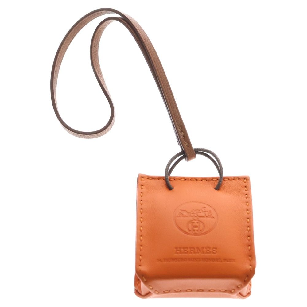 HERMES エルメス サックオランジュ バッグチャーム フー アニョーミロ オレンジ Y刻印