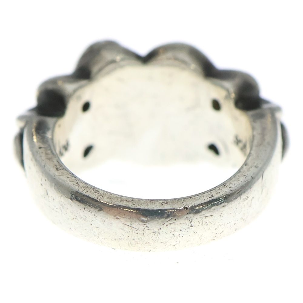 CHROME HEARTS クロムハーツ FLRL CRS HRT フローラルハートリング シルバー