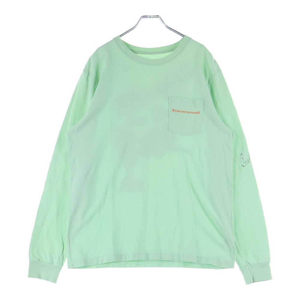 クロムハーツ サイズ:XL  PPO SEAFORM GRN LS MATTY BOYバックプリント長袖カットソー 中古 GZ11 CHROME HEARTS (クロムハーツ) ×MATTY BOY PPO SEAFORM GRN LS