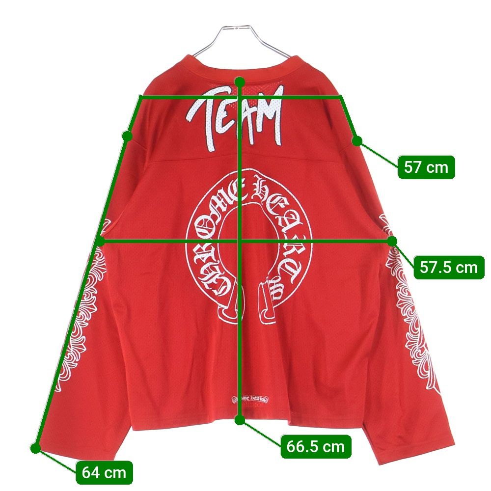 クロムハーツ マッティボーイ メッシュプリントジャージー長袖Tシャツ L CHROME HEARTS (クロムハーツ) ×MATTY BOY PPO MESH WARM UP JERSEY