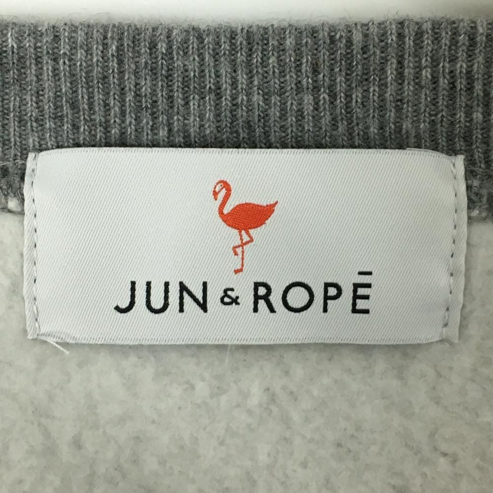 美品】ジュンアンドロペ トレーナー グレー 裏起毛 メンズ L ゴルフ